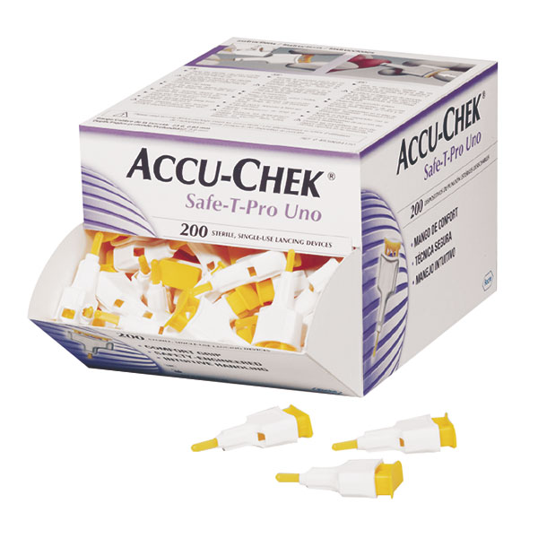 Accu Chek Safetpro  Accu Chek Safe Tpro Uno, 200 Pcs.
