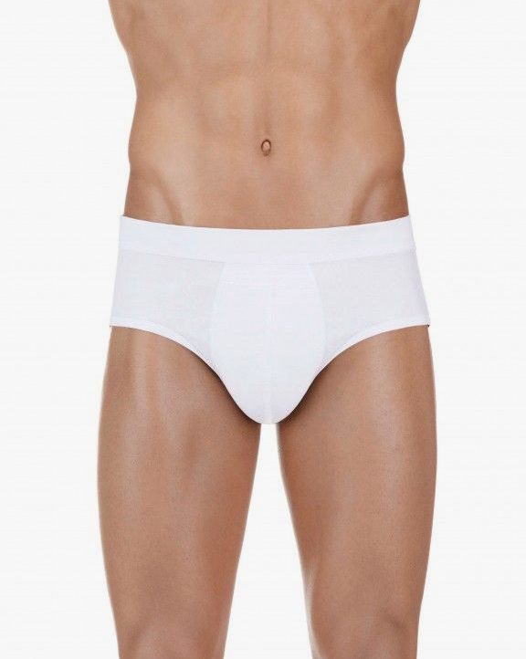 Men's Cotton Washable Incontinence Slip - White