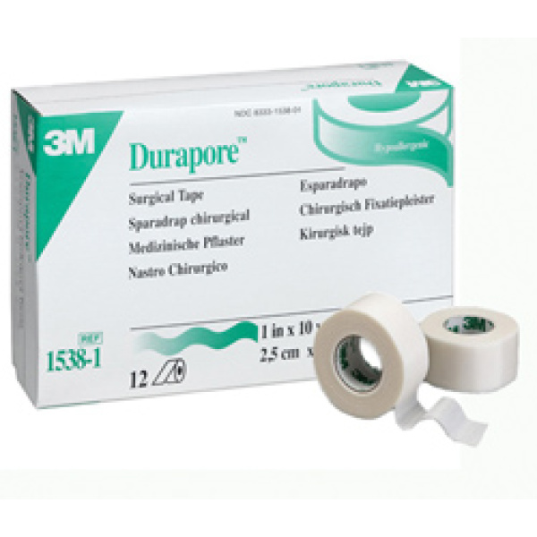 Tape - Durapore Tape 2.5 x 9.14 Pk 12