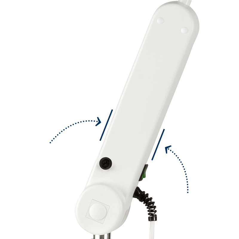 Provita Mobile Lamp On A Fixed Height Stand, Halogen (Spring Balanced Articulated Arm) - Image 3