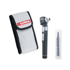 Sigma F.O. Otoscope 2.5V  – Xenon-Halogen Light – Pouch – Black
