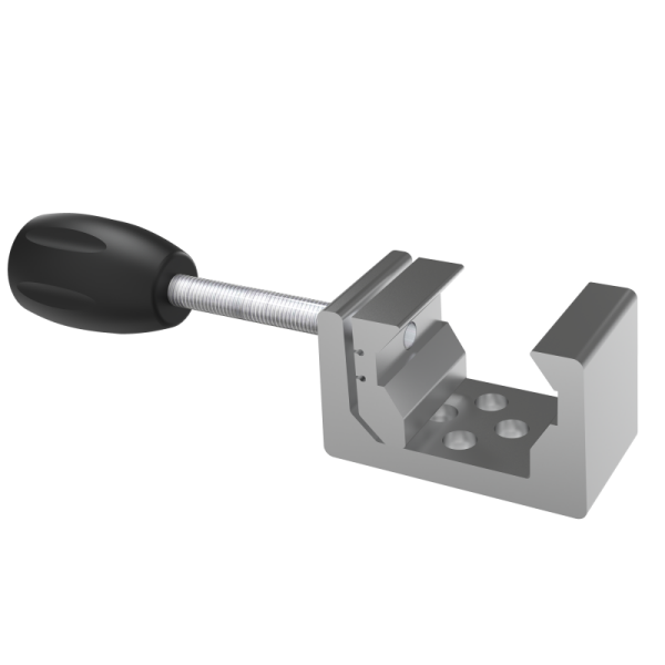 Provita Universal Clamp For Medical Rails And Round Tubes Up To 40 Mm, With 4 Drill Holes At The Back