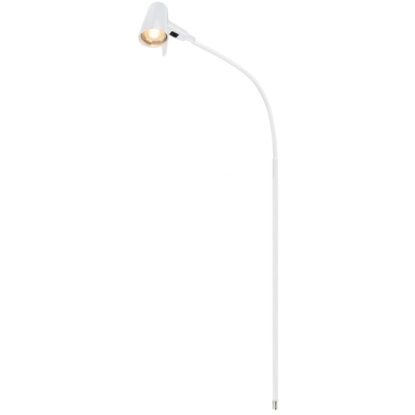 Provita Lamp With Flexible Gooseneck Arm, Long Version, White (Halogen)
