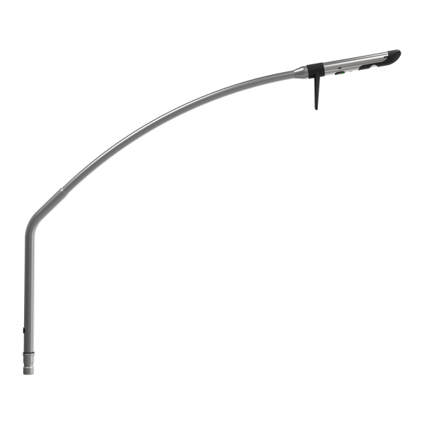 Provita Tube LED Reading Lamp, Angled Version, Silver