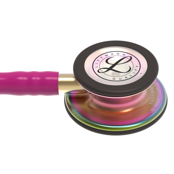 Stethoscope Littmann Classic III: Raspberry Rainbow Finish 5806 - Image 5