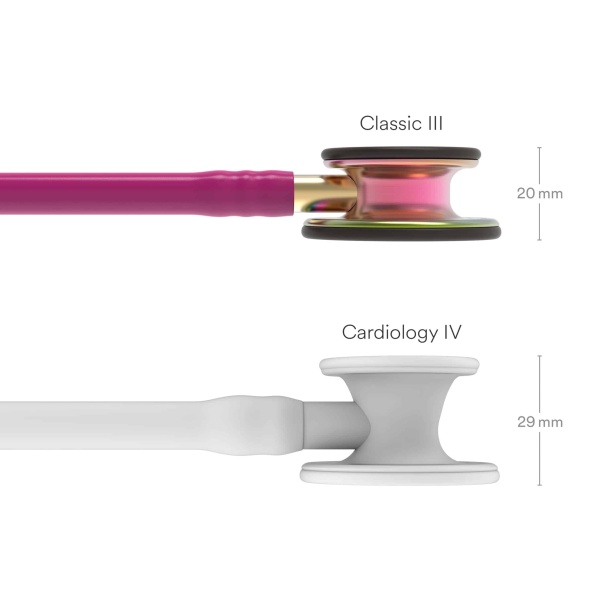 Stethoscope Littmann Classic III: Raspberry Rainbow Finish 5806 - Image 11