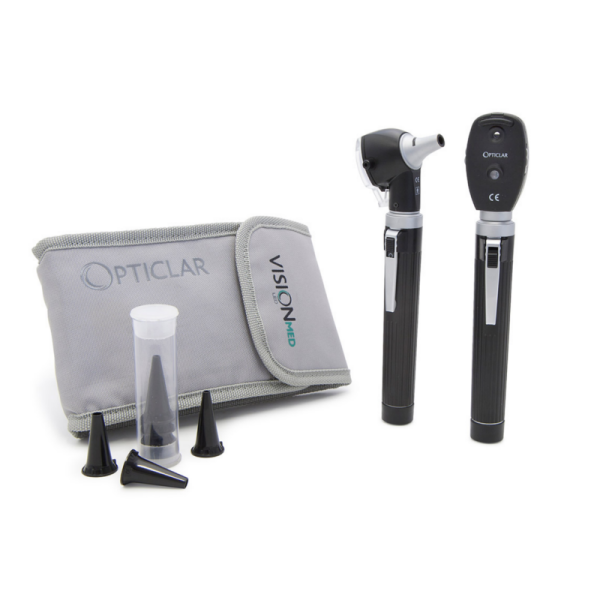 Opticlar P2 Mini Pro Pocket Led Diagnostic Set  Two Handles with Pouch