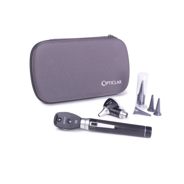 Opticlar P2 Mini Pro Pocket LED Diagnostic Set – Single Handle with Zip Case