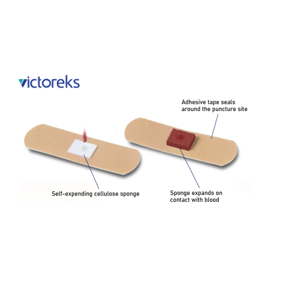 Aidplast Sterile Hemostatic Pressure Plaster 38mm x 38mm (100) - Image 4