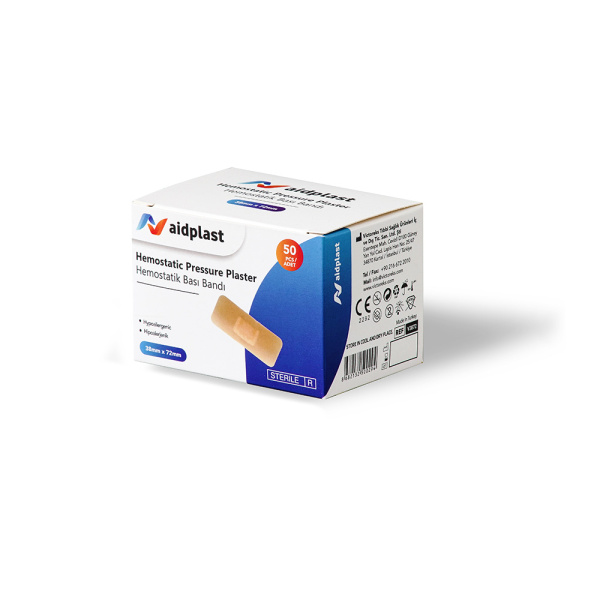 Plaster Sterile Hemostatic Pressure 38mm x 72mm  (50)