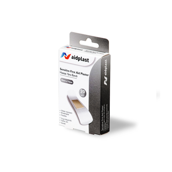 Aidplast Plasters Sensitive 19mm x 72mm (20)