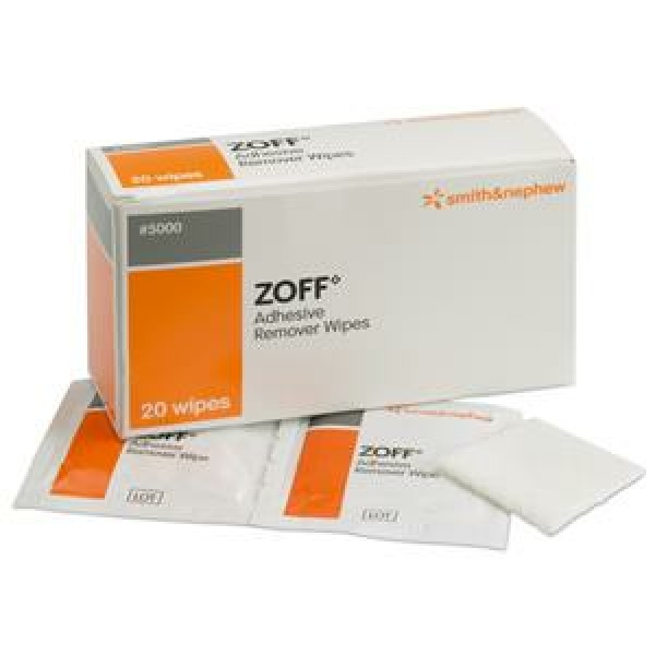 Zoff Adhesive Remover Wipes - Pack of 20 - Image 3