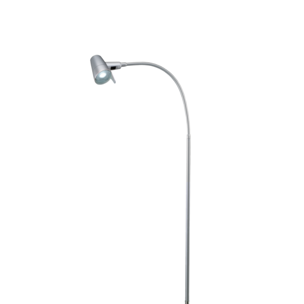 Provita Lamp With Flexible Gooseneck Arm, Long Version, Silver (LED)