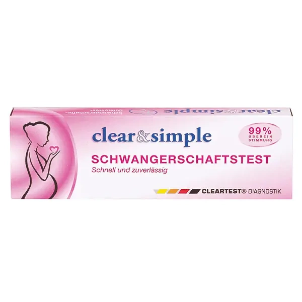 Clear & Simple (5) HCG Pregnancy Test - Image 2