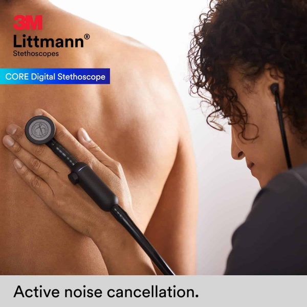 3M Littmann Core Digital Stethoscope Rainbow Chestpiece - Image 3