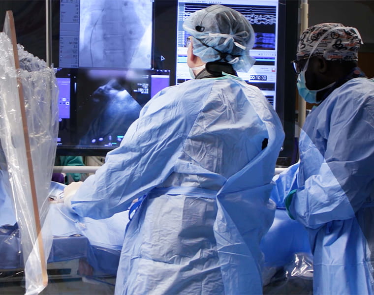 Heart ablation at The Ohio State University Wexner Medical Center.