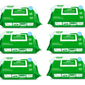 Clinell Wipes (200) X 6 Pks