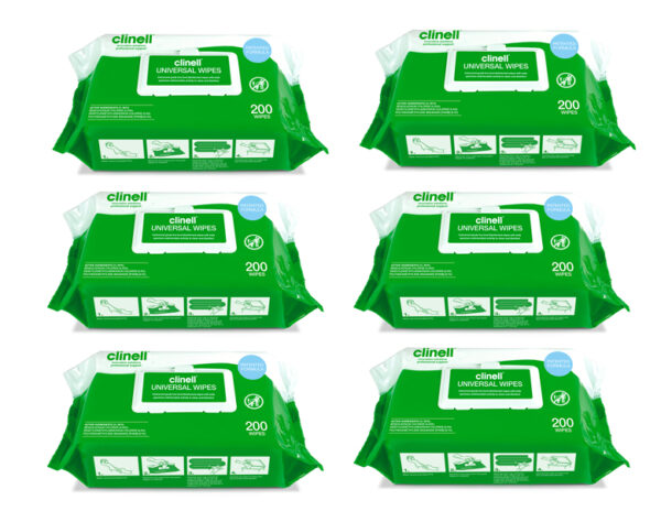 Clinell Wipes (200) X 6 Pks
