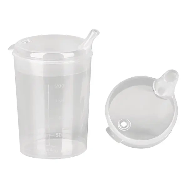 Lid With Oval Spout For Spouted Drinking Cup - 8 x 4mm