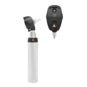 Heine K180 2.5v LED F.O. Diagnostic Set, Otoscope / Ophthalmoscope Beta Handle, 4 tips, Hard Case