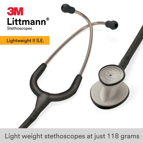 3M™ Littmann® Lightweight II S.E. Stethoscope - Black - Image 2