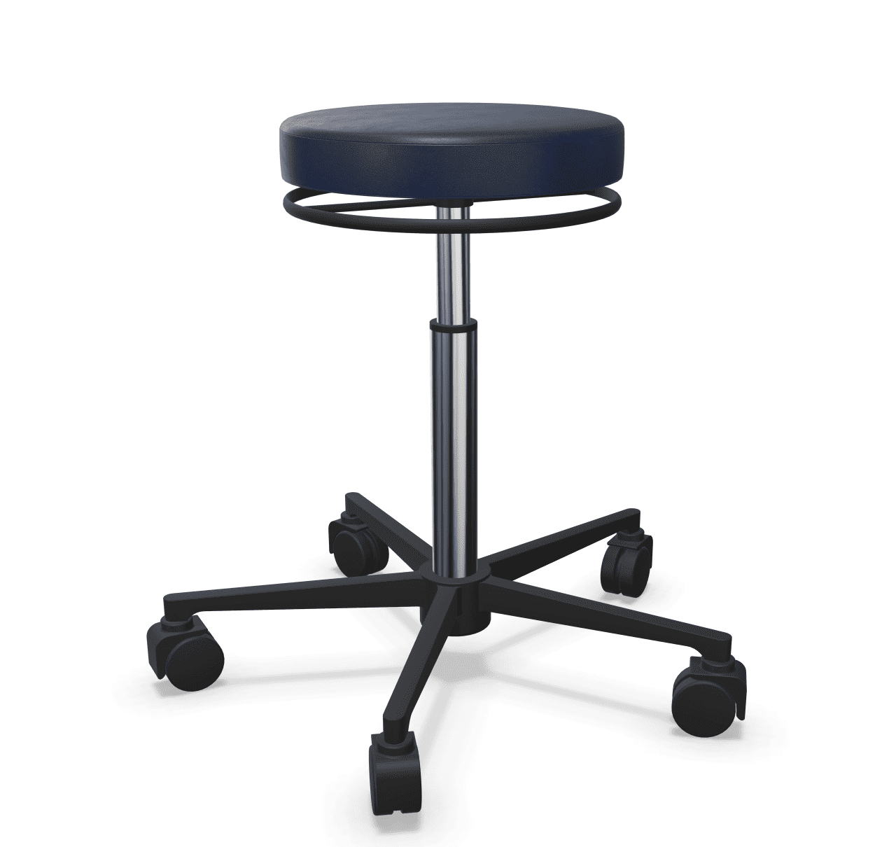 Swivel Stool - Plastic Base - Various Colours