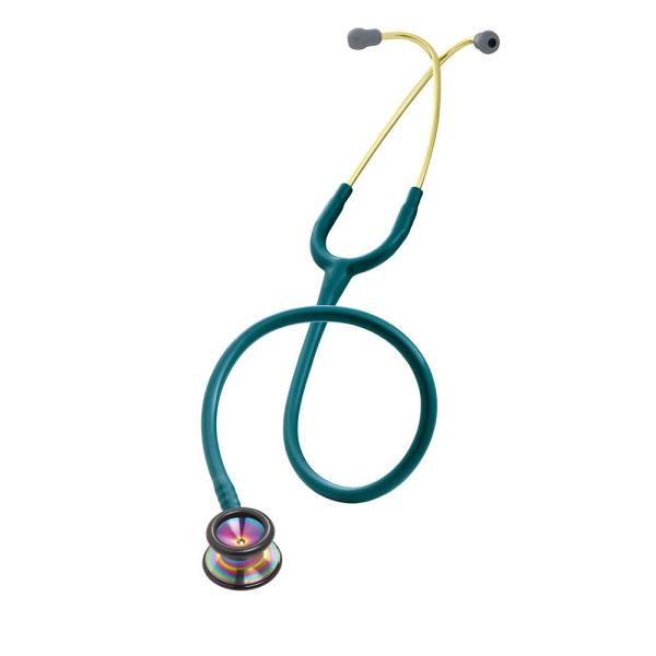 Stethoscope Littmannn Classic II Paediatric Carribean Blue With Rainbow Chestpiece