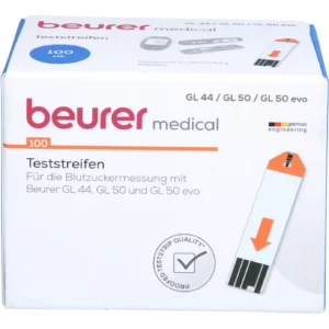Blood Glucose Test Strips For Beurer G144 (50)
