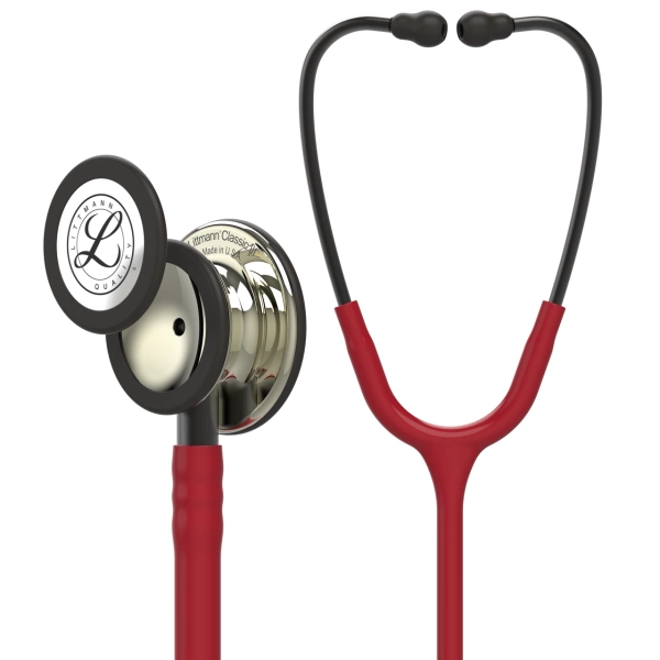 Stethoscope Littmann Classic III - Burgundy & Champagne Chestpiece