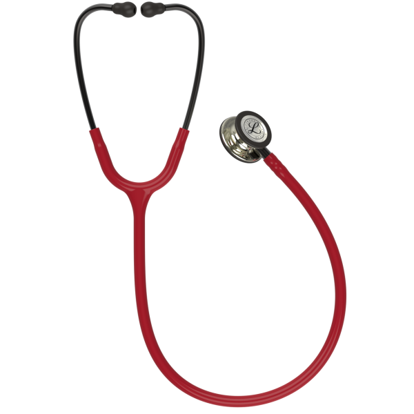 Stethoscope Littmann Classic III - Burgundy & Champagne Chestpiece - Image 2