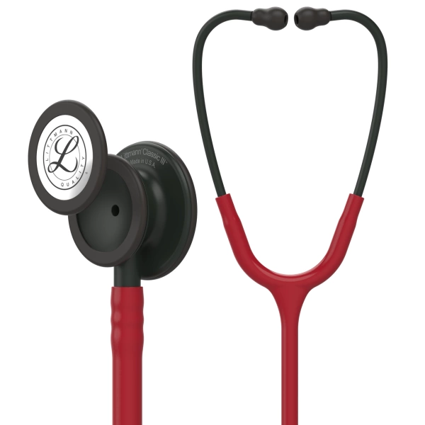 Stethoscope Littmann Classic III - Burgundy & Matt Black Chestpiece