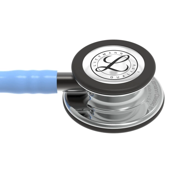 Stethoscope Littmann Classic III - Ceil Blue & Chrome Chestpiece - Image 3