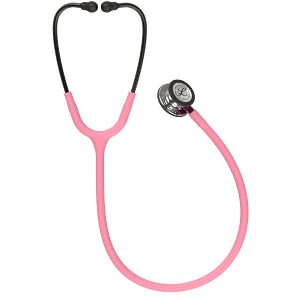 Stethoscope Littmann Classic III - Bubblegum/Pearl Pink & Chrome Chestpiece - Image 3