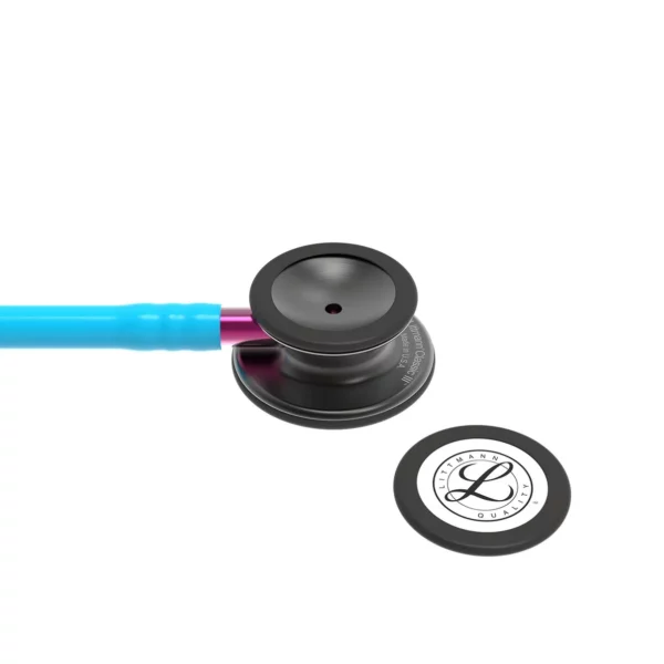 Stethoscope 3m Littmann  Classic III: Turquiose & Smoke Chestpiece 5872 - Image 4