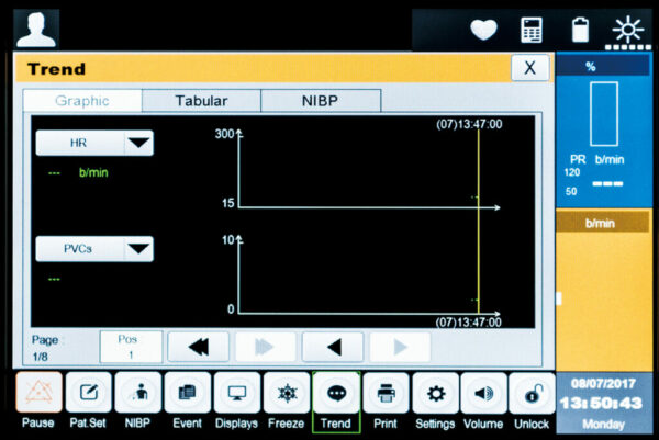 Patient Monitor with Optional CO2 Monitoring BT-770 - Image 5