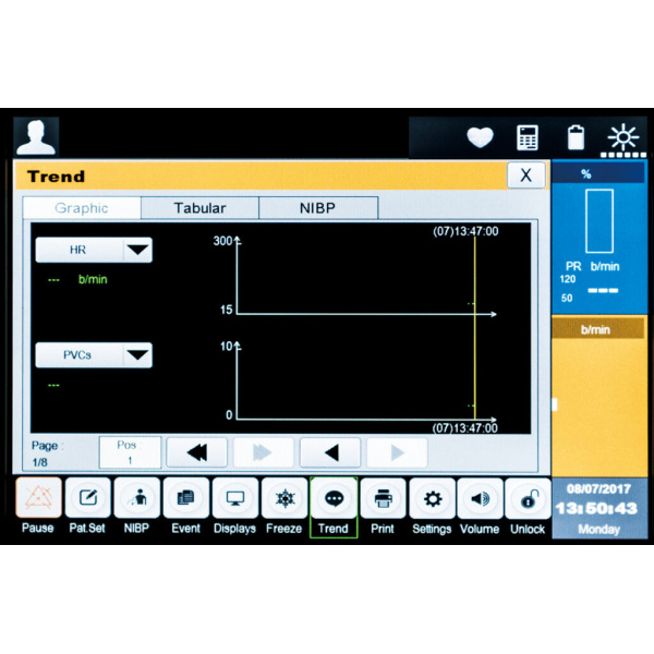Patient Monitor with Optional CO2 Monitoring BT-770 - Image 5