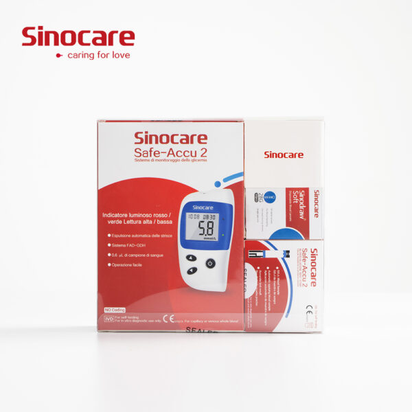 Sinocare Blood Sugar Monitor Safe Accu 2 with Advanced Technology - Image 2