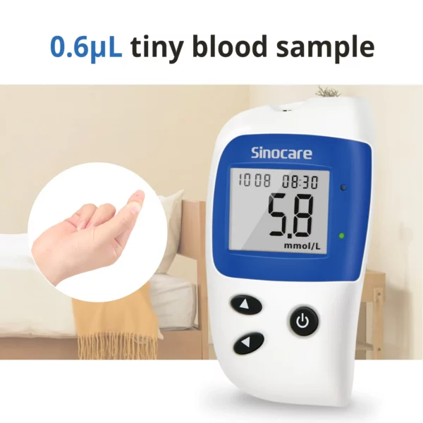 Free Blood Glucose Monitor & Lancets + 50 Glucose Test Strips – Diabetes Testing Kit - Image 3