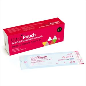 Sterilisation Pouches 70mm x 230mm Box of 200