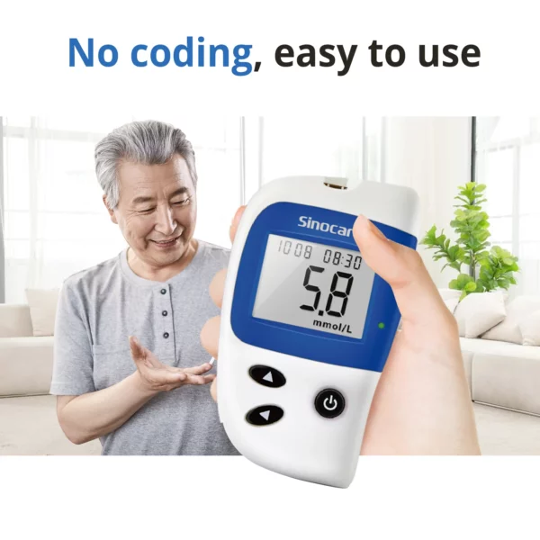 Free Blood Glucose Monitor & Lancets + 50 Glucose Test Strips – Diabetes Testing Kit - Image 6