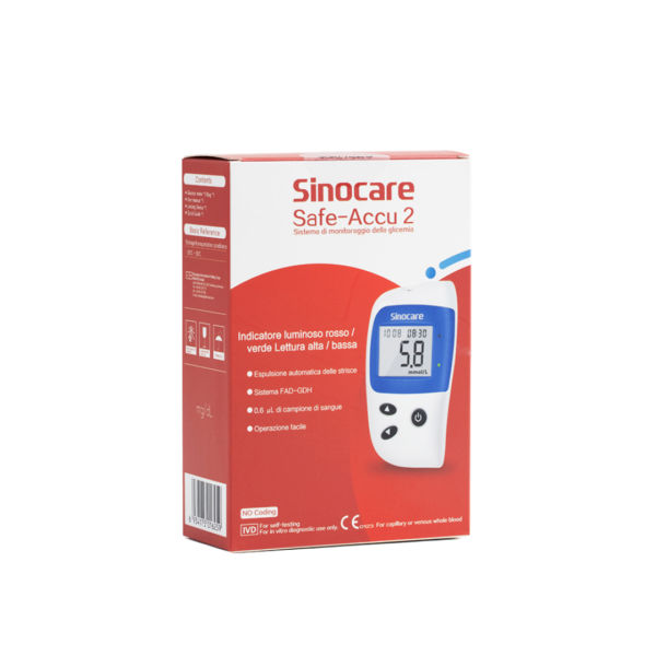 Sinocare Blood Sugar Monitor Safe Accu 2 with Advanced Technology