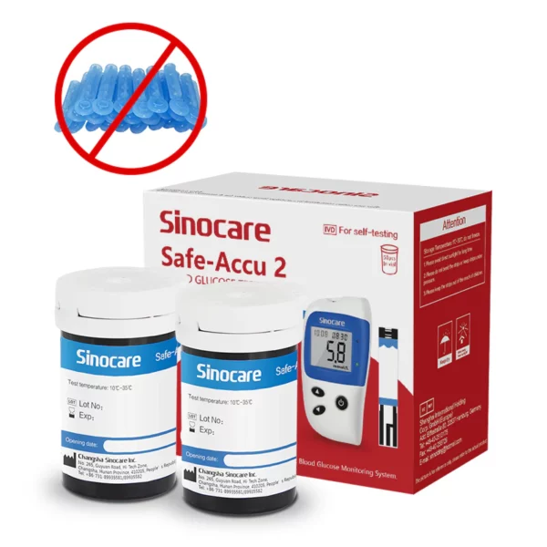 Free Blood Glucose Monitor & Lancets + 50 Glucose Test Strips – Diabetes Testing Kit - Image 9