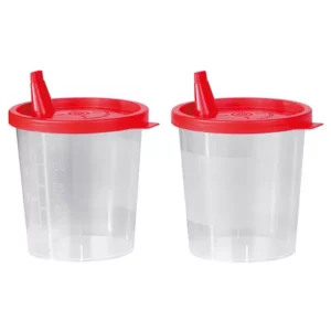 Urine Beaker With Snap-in Lid With Aperture 125ml (100)