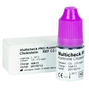 1 x Multicheck Pro Cholesterol Control Solution