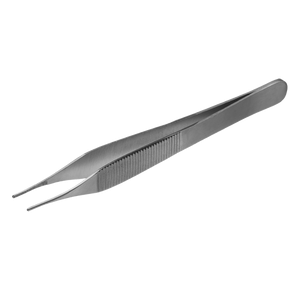 Instrapac Adsons Non-Toothed Forceps 12.5cm Disposable Stainless Steel