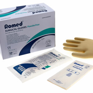 Gloves Latex Sterile (50) Powder-Free Surgical - Range Of Sizes