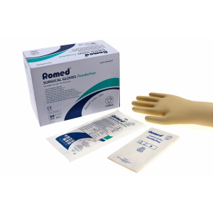 Gloves Latex Sterile (50) Powder-Free Surgical – Range Of Sizes