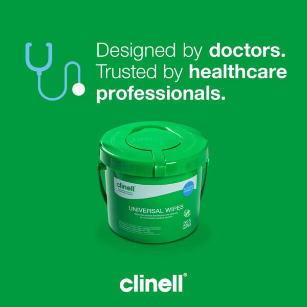 Universal Wipes Bucket 225 Wipes - Image 9