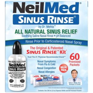 60 X Neilmed Sinus Rinse Starter Kit