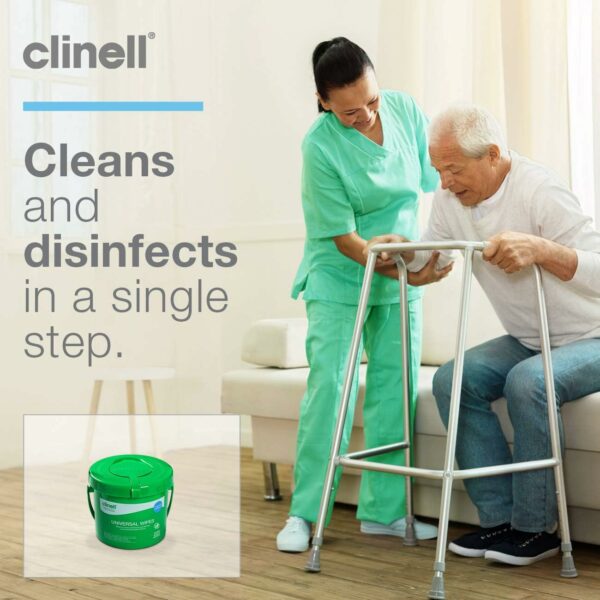 Universal Wipes Bucket 225 Wipes - Image 8